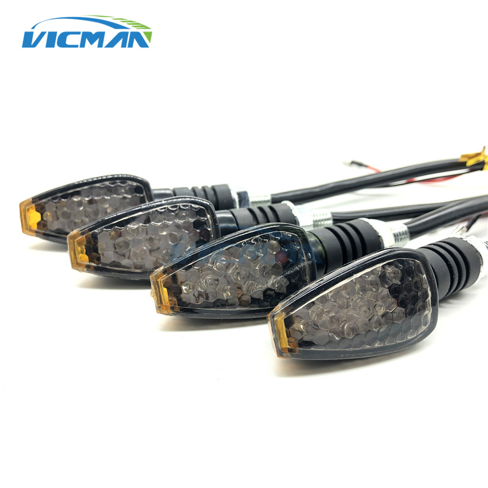 Badminton Flash - Clignotants LED universels pour moto, clignotants