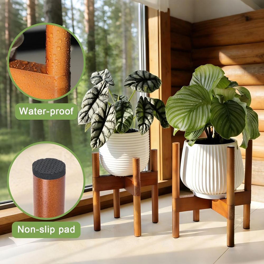 Support de plantes en bois d'i - Badminton Live avis et prix