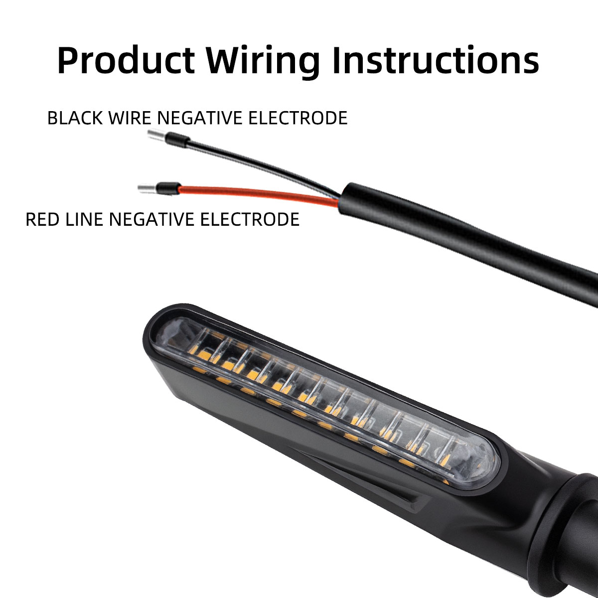 2 pièces universel LED moto cl - Badminton Flash avis et prix